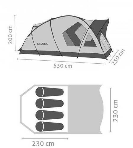 SALEWA-Salewa Alpine Lodge Iv Tent-4