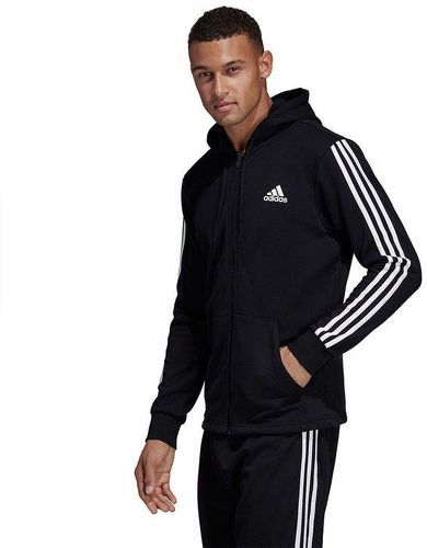 adidas Sportswear-Veste À Capuche Must Haves 3-Stripes French Terry-2