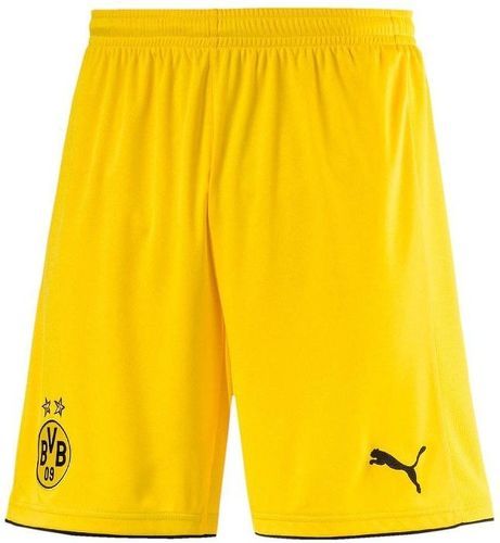 PUMA-Borussia Dortmund Short de foot jaune homme Puma-image-1