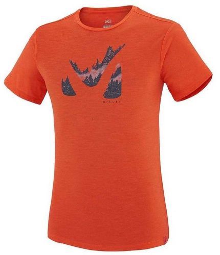 Millet-Tee-shirt Millet Manches Courtes Akna Wool Orange-image-1