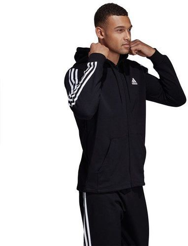 adidas Sportswear-Veste À Capuche Must Haves 3-Stripes French Terry-3