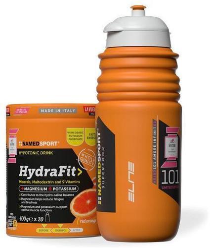 NAMEDSPORT-Namedsport boisson energetique hydrafit 400g orange avec bidon boisson énergétique-image-1