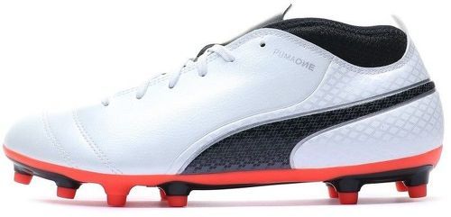 PUMA-One 17.4 FG Chaussures de football blanc homme Puma-image-1