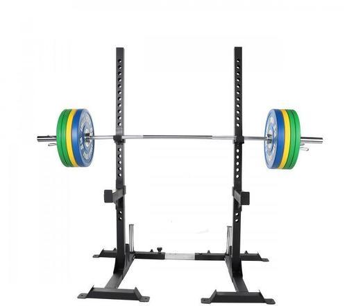 GORILLA SPORTS-Rack à squat avec set d'haltère Olympique Premium 140 kg-image-1