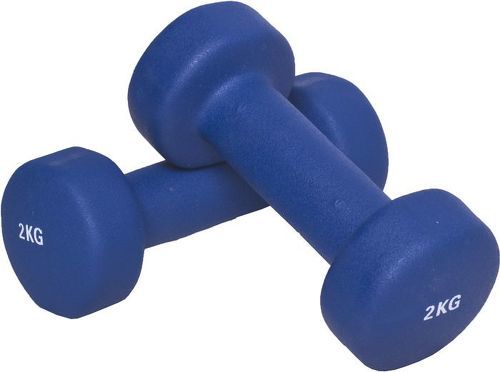 GORILLA SPORTS-1 KG (2x0,5) à 10kg (2x5,0) Haltères fitness en vinyle-image-1