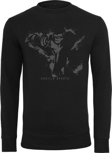 GORILLA SPORTS-Gorilla Sports Crewneck sweatshirt noir tailles S à XXL-image-1