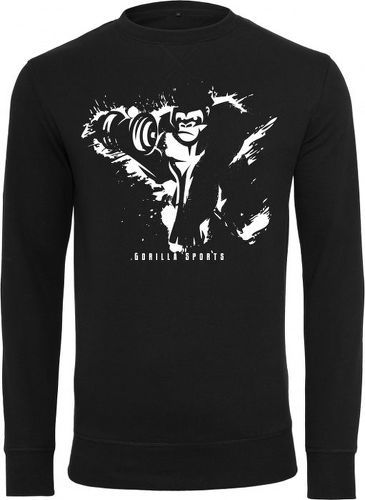 GORILLA SPORTS-Gorilla Sports Crewneck sweatshirt noir tailles S à XXL-image-1