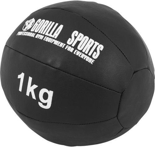 GORILLA SPORTS-Médecine Ball Gorilla Sports Cuir Synthétique de 1kg à 10kg-image-1