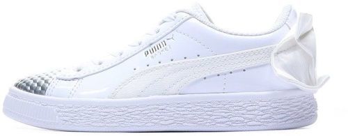 PUMA-Bow Coated Glam Chaussures Blanc Fille Puma-image-1