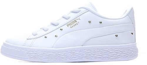 PUMA-Studs Ps Chaussures Blanc à Coeurs Fille Puma-image-1