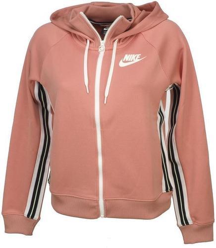 nike w nsw hoodie fz flc glitter nike w nsw hoodie fz flc glitter