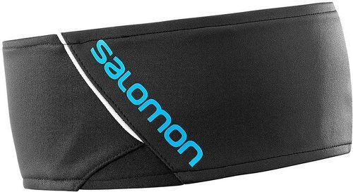 SALOMON-Salomon rs headband noir et bleu bandeau coupe vent-image-1