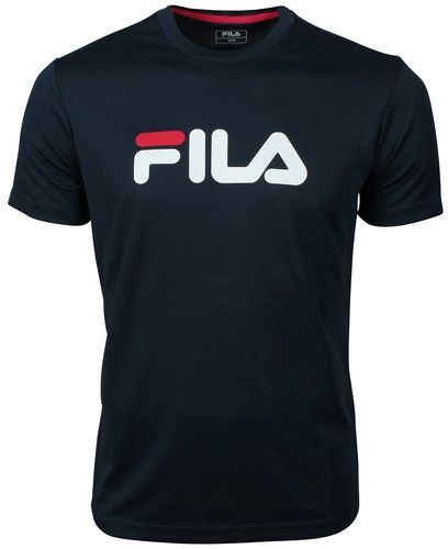 FILA-T Shirt Fila Logo Bleu Polyester-image-1