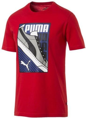 PUMA-T-shirt rouge homme Puma Sneaker Tee-image-1