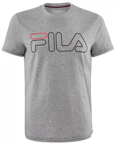 FILA-T Shirt Fila Tom Gris-image-1