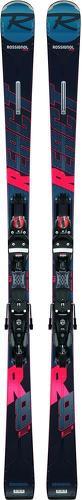 ROSSIGNOL-Pack Ski Rossignol React R8 Ti + Fixations Spx12 K.gw Homme Noir-image-1