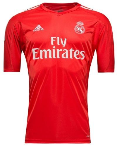 adidas-Real Madrid Maillot Football Rouge Garçon Adidas-image-1