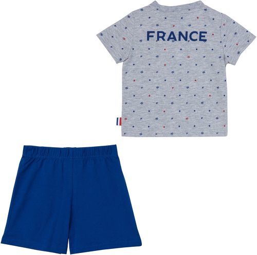 Fff Ensemble T Shirt Short Collection Officielle Equipe De France De Football Colizey