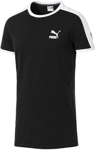 PUMA-T-shirt noir homme Puma Iconic T7-image-1