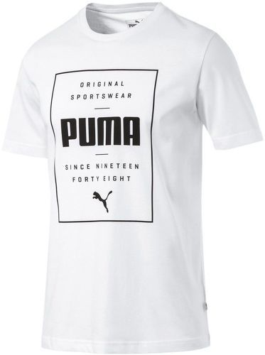PUMA-Box puma white tee sp2-image-1