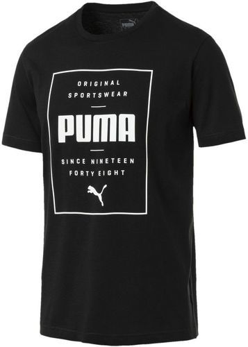 PUMA-Box cotton black tee sp2-image-1