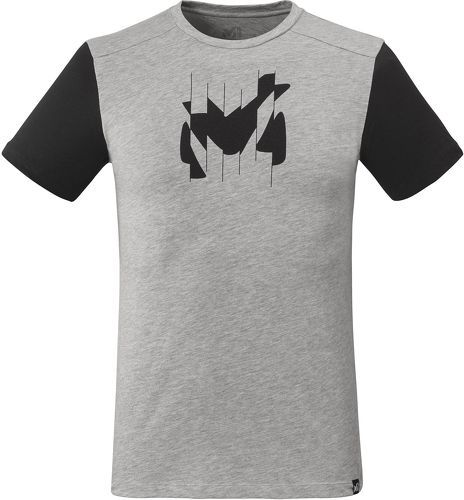 Millet-Tee-shirt Manches Courtes Millet Broken Logo Gris Homme-image-1
