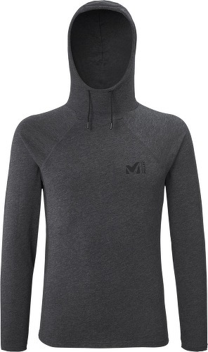 Millet-Tee-shirt Manches Longues Millet Red Wall Light Hoodie Noir Homme-image-1