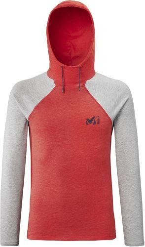 Millet-Tee-shirt Manches Longues Millet Red Wall Light Hoodie Rouge Homme-image-1