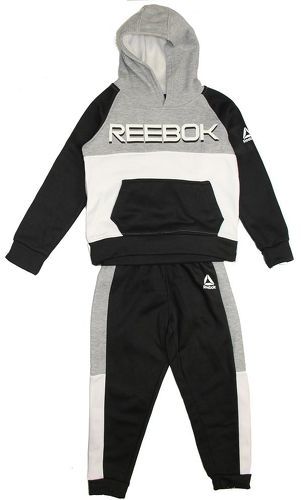 REEBOK-Survêtement noir/gris garçon Reebok-image-1