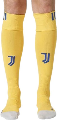 adidas-Juventus Chaussettes de football jaune homme Adidas 2017-2018-image-1