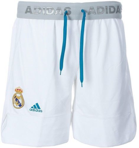 adidas-Real Madrid Short basketball blanc homme Adidas-image-1