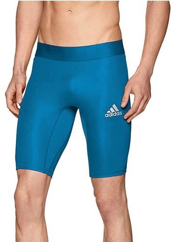 adidas-Short de compression bleu homme Adidas Alphaskin-image-1