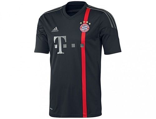 adidas-FCB 3 JSY Y BLK - Maillot Football Bayern Munich Garçon Adidas-image-1