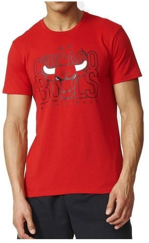 adidas-Tee shirt Chicago Bulls Basketball Rouge Homme Adidas-image-1