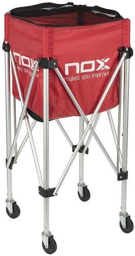 Nox-PANIER PLIANT AVEC ROUES NOX ROUGE-image-1