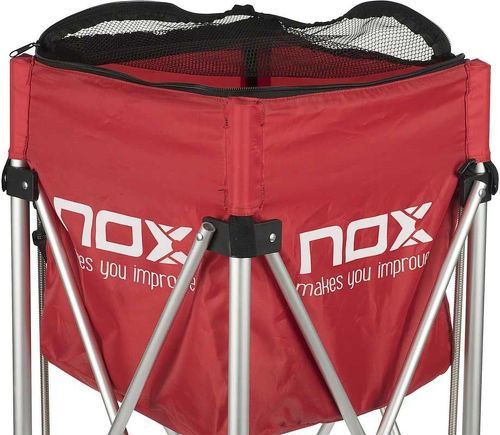 Nox-Foldable Wheeled Ball Basket - Panier de balles de tennis-3