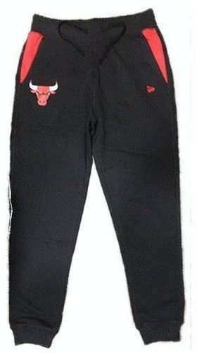 NEW ERA-Pantalon NBA Chicago Bulls New Era Tip Off Fleece Track Noir pour Homme-image-1