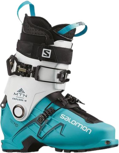 SALOMON-Salomon MTN EXPLORE White / Scuba Blue - Scarponi Sci Alpinismo-image-1
