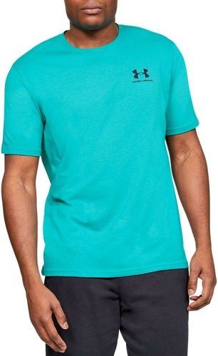 UNDER ARMOUR-T-shirt turquoise homme Under Armour Sportstyle-image-1