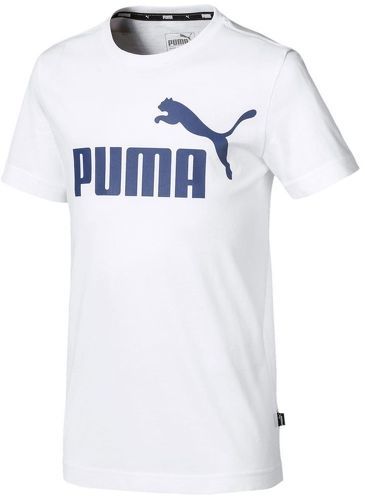 PUMA-T-shirt blanc garçon Puma Essentials-image-1