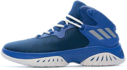 adidas-Chaussures de baskets bleues mixte Adidas Explosive Bounce-image-1