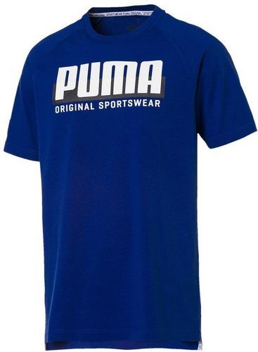 PUMA-T-shirt Bleu Homme Puma Athletics-image-1