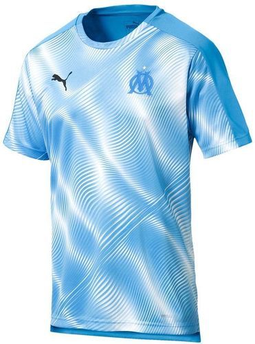 PUMA-Olympique de Marseille Maillot Foot Turquoise Homme Puma Stadium Jersey-image-1