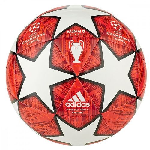 adidas Performance-Ballon de foot rouge/blanc Adidas Finale Ligue des Champions-image-1