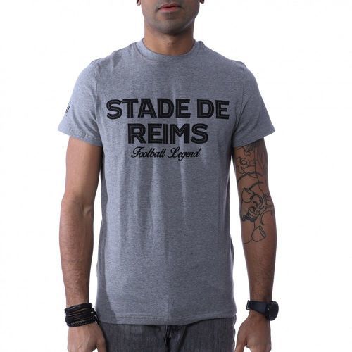 HUNGARIA-Stade de Reims T-Shirt Gris Homme Hungaria Football-image-1