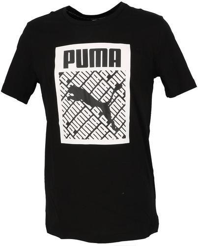 PUMA-T-shirt Noir Homme Puma Logo Fill-image-1
