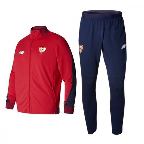 NEW BALANCE-FC Sevilla Survêtement Rouge et Bleu Homme New Balance-image-1