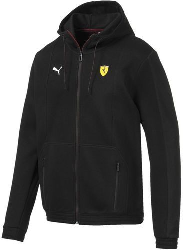 PUMA-Ferrari Sweat à capuche Noir Homme Puma Motorsport-image-1