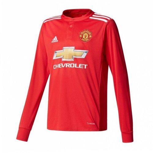 adidas-Manchester United Maillot à manches longues rouge garçon Adidas-image-1