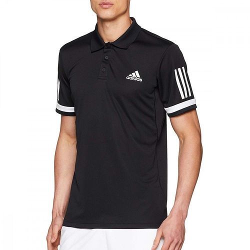 adidas-Polo Tennis Noir Homme Adidas CLUB 3STR-image-1
